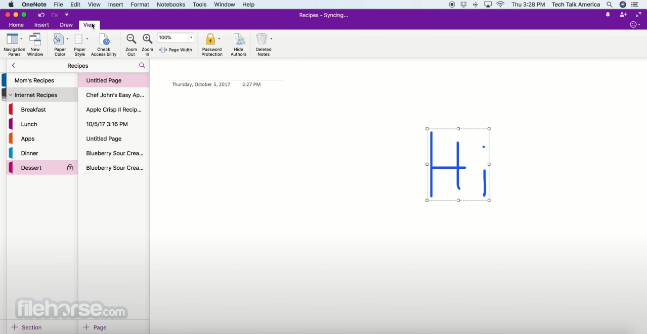 sort onenote for mac pages by date modified